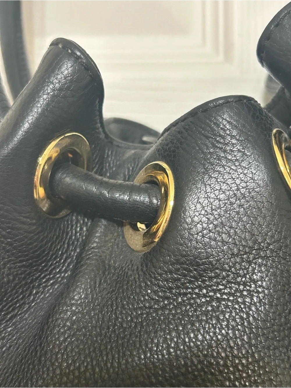 Michael Kors Black Leather Hobo Bag and Michael Kors Black Lock Wallet Bundle